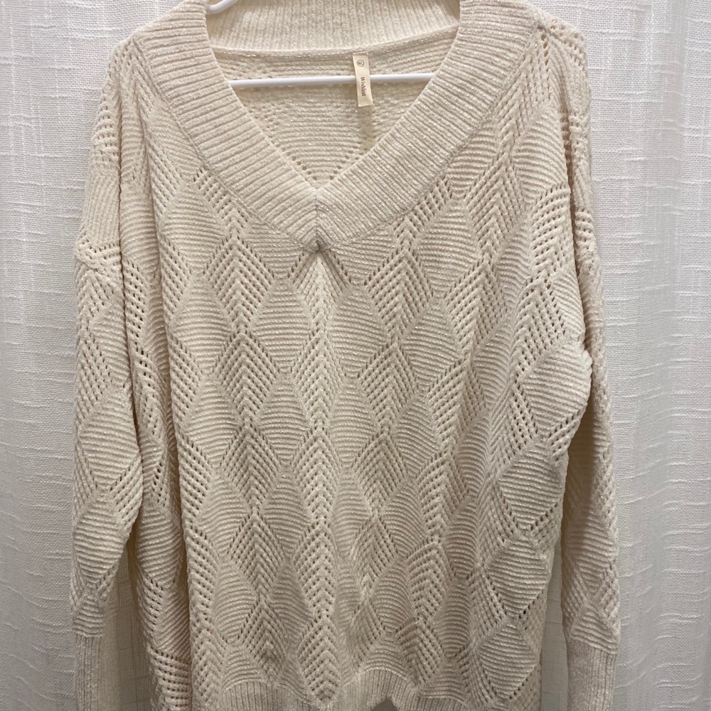 Wishlist cream sweater New!